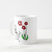 Waschen Sie Ihren Schwanz Kaffeetasse (Vorderseite Links)