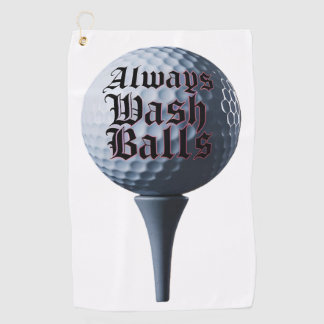 Waschen Sie immer Balls Golf Handtuch