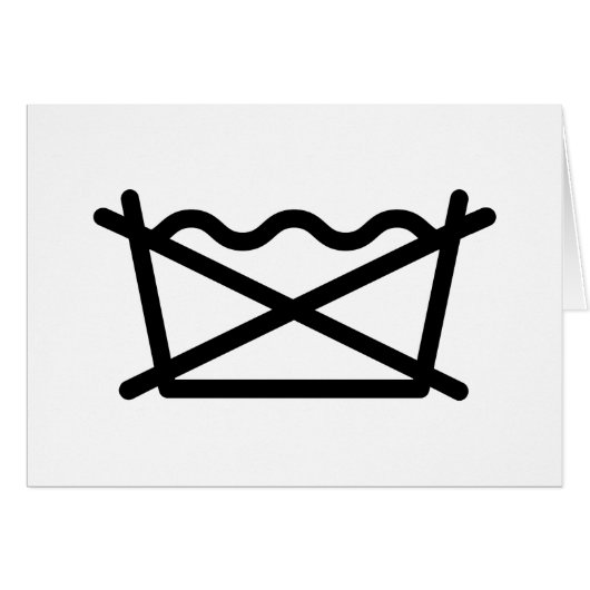 WASCHEN SIE NICHT! (Vorderseite (Horizontal))