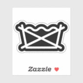 WASCHEN SIE NICHT! AUFKLEBER (Blatt)