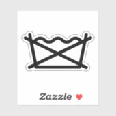 WASCHEN SIE NICHT! AUFKLEBER (Blatt)