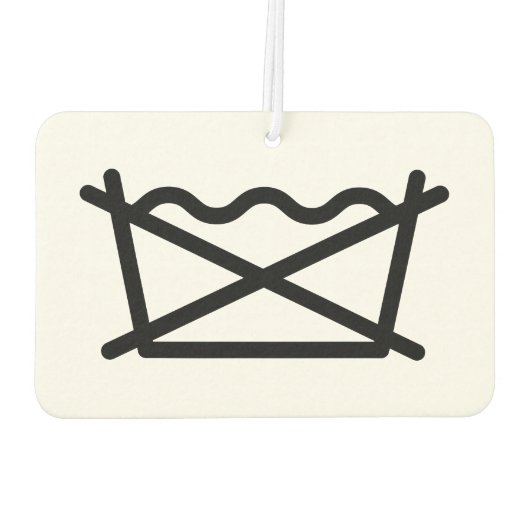 WASCHEN SIE NICHT! AUTOLUFTERFRISCHER (Rückseite)