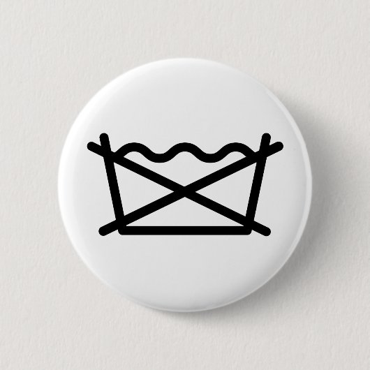 WASCHEN SIE NICHT! BUTTON (Vorderseite)