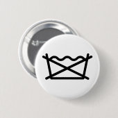 WASCHEN SIE NICHT! BUTTON (Vorne & Hinten)