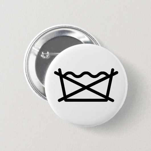 WASCHEN SIE NICHT! BUTTON (Vorne & Hinten)