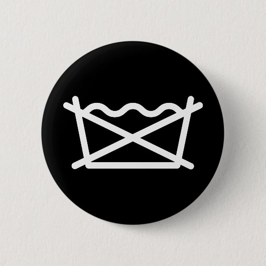 WASCHEN SIE NICHT! BUTTON (Vorderseite)