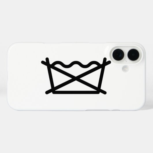 WASCHEN SIE NICHT! Case-Mate iPhone HÜLLE (Rückseite (Horizontal))