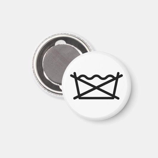 WASCHEN SIE NICHT! MAGNET (Vorderseite/Rückseite)