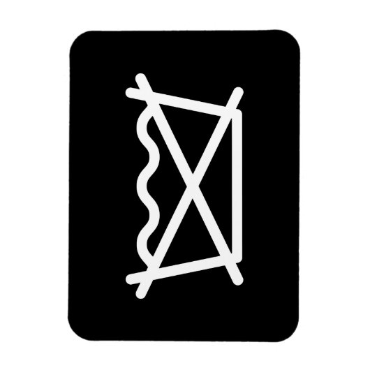 WASCHEN SIE NICHT! MAGNET (Vertikal)