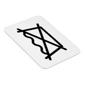 WASCHEN SIE NICHT! MAGNET (Rechte Seite)