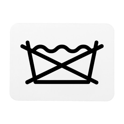 WASCHEN SIE NICHT! MAGNET (Horizontal)