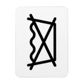 WASCHEN SIE NICHT! MAGNET (Vertikal)