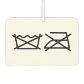 WASCHEN SIE NICHT! NICHT IRON! AUTOLUFTERFRISCHER (Vorderseite)