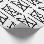 WASCHEN SIE NICHT! NICHT IRON! GESCHENKPAPIER (Ecke)