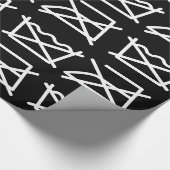 WASCHEN SIE NICHT! NICHT IRON! PAPIER GESCHENKPAPIER (Ecke)