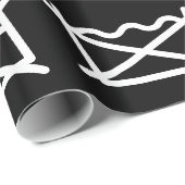 WASCHEN SIE NICHT! NICHT IRON! PAPIER GESCHENKPAPIER (Rolleneckpunkt)