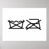 WASCHEN SIE NICHT! NICHT IRON! Poster (Vorne)