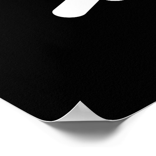 WASCHEN SIE NICHT! POSTER (Ecke)