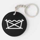 WASCHEN SIE NICHT! SCHLÜSSELANHÄNGER (Rückseite)