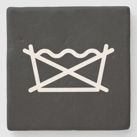 WASCHEN SIE NICHT! STEINUNTERSETZER (Vorderseite)