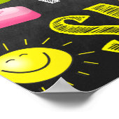 Waschen Sie sich das Klassenzimmer-Poster Poster (Ecke)