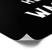 Waschen Sie sich die Grippe-Jahreszeit. Poster (Ecke)