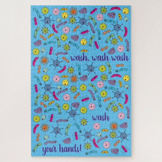 Waschen Sie sich die Hände Niedlich Puzzle (Vertikal)