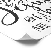 Waschen Sie sich die Hände und sprechen Sie Ihre G Poster (Ecke)