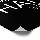 Waschen Sie sich die Hände, wenn die Farbe des Tie Poster (Ecke)