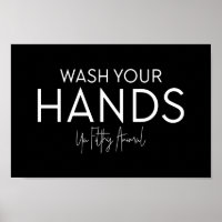 Waschen Sie sich die Hände, wenn die Farbe des Tie