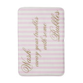 Waschen Sie weg Ihre Probleme mit einigen Blasen Badematte (Vorderseite Vertikal)