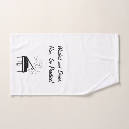 Waschen und getrocknet, jetzt, Übung! Handtuch (Handtuch)