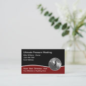 Waschen und Reinigen von Visitenkarten Visitenkarte (Stehend Vorderseite)