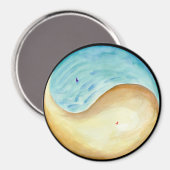 "Waschen und wegziehen" Mandala Magnet (Vorderseite/Rückseite)