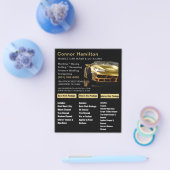 Waschen von Kraftfahrzeugen - Druckabfall - Flyer (Einzeln)