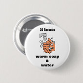 Waschender Handknopf Button (Vorne & Hinten)