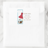 Wäscheregeln Rechteckiger Aufkleber (Tasche)