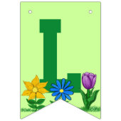 Wäscherei Ansammlung Blumenbanner Wimpelkette (Erste Fahne)