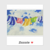 Wäscherei Aufkleber (Blatt)