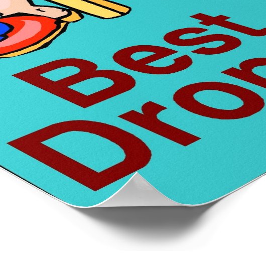 Wäscherei: Bester Platz, um Pflanzen abzuwerfen Poster (Ecke)