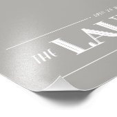 Wäscherei Co. Unterschrift Fotodruck (Ecke)