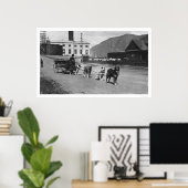 Wäscherei Dog Team Alaska 1904 Poster (Heimbüro)