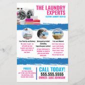 Wäscherei Flyer (Vorne)