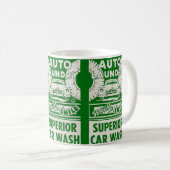 Wäscherei im Auto der 1950er Jahre Kaffeetasse (VorderseiteRechts)