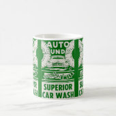 Wäscherei im Auto der 1950er Jahre Kaffeetasse (Mittel)