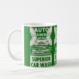Wäscherei im Auto der 1950er Jahre Kaffeetasse