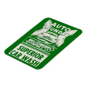 Wäscherei im Auto der 1950er Jahre Magnet (Linke Seite)
