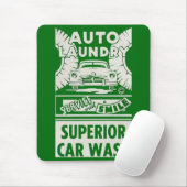 Wäscherei im Auto der 1950er Jahre Mousepad (Mit Mouse)