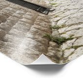 Wäscherei in einer Gasse in Italien zum Trocknen Fotodruck (Ecke)