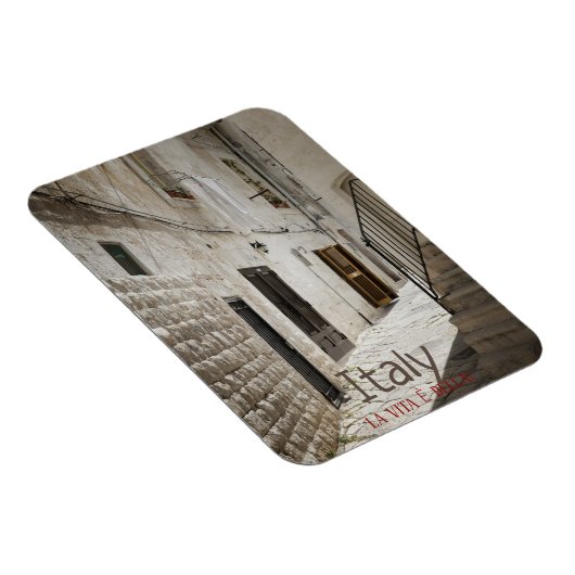 Wäscherei in einer Gasse in Italien zum Trocknen Magnet (Rechte Seite)